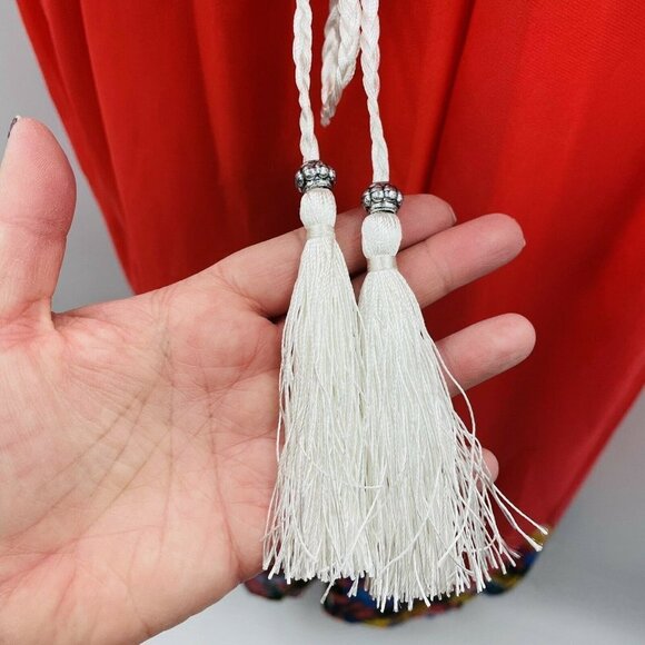 Womens Large Chiffon Floral Swim Suit Cover-Up Maxi Dress Beachwear Resortwear - Picture 3 of 4